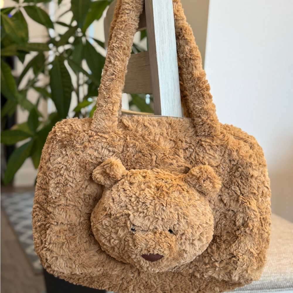 Jellycat Brown Teddy Bear Tote Bag